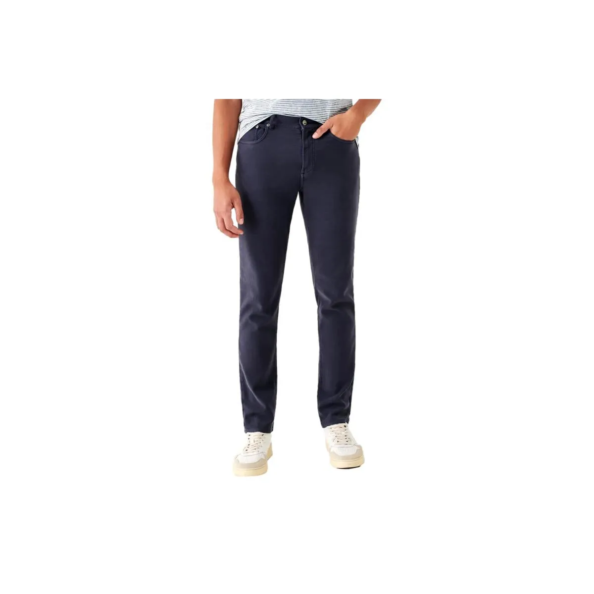 Stretch Terry 5-Pocket Navy