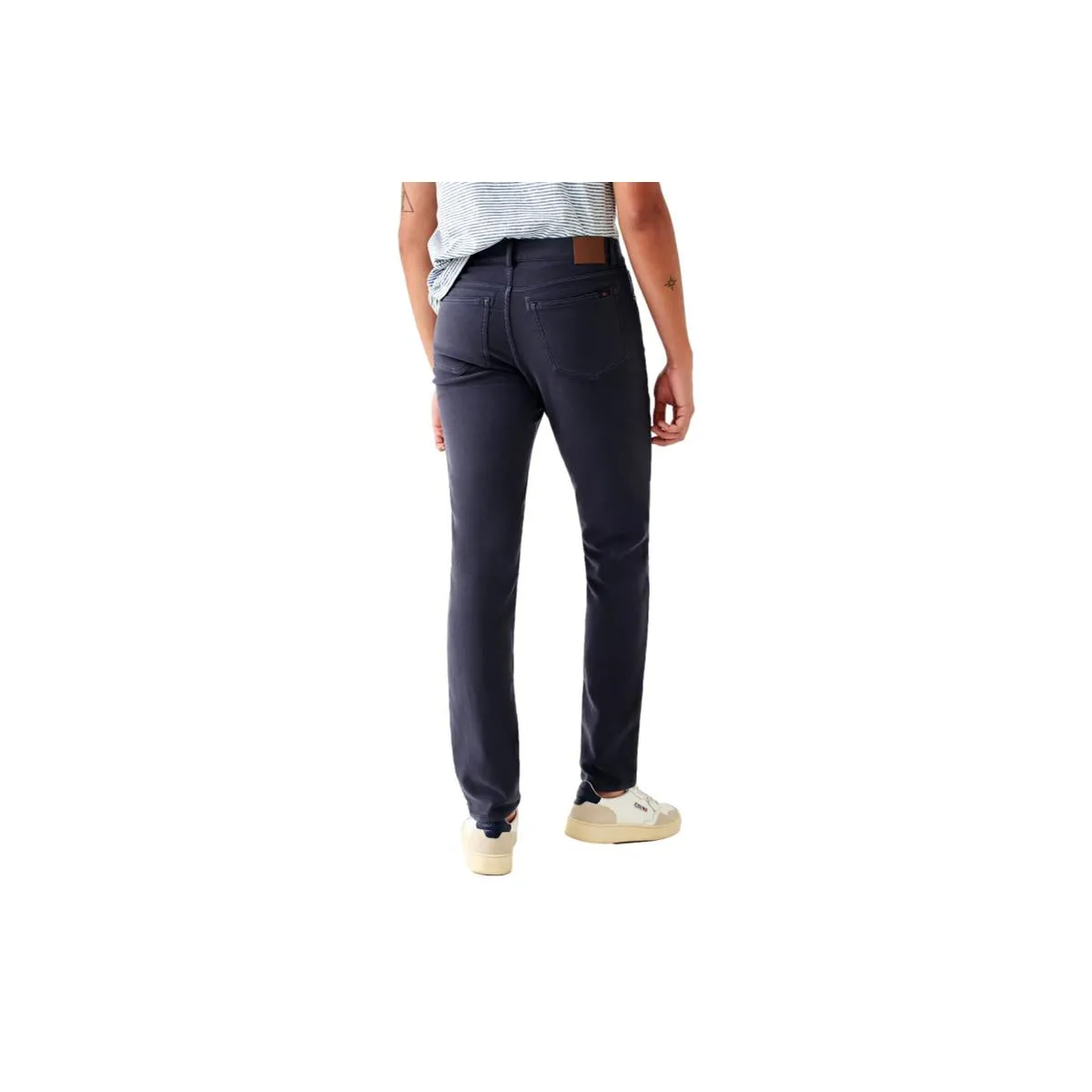 Stretch Terry 5-Pocket Navy