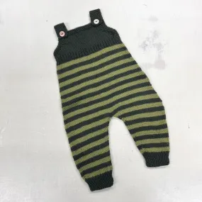 Striped Baby Overalls Knit Kit