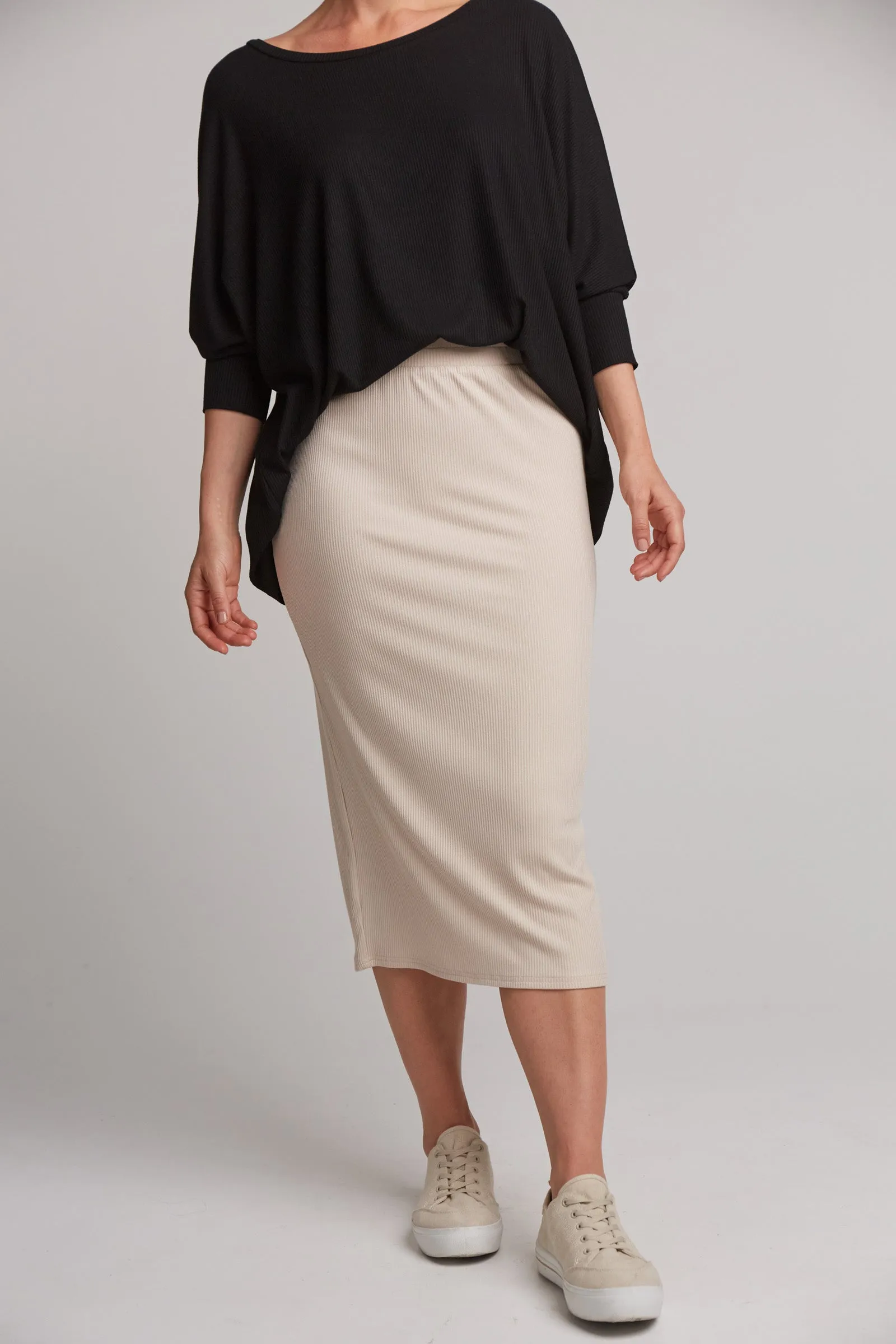 Studio Jersey Skirt - Tusk