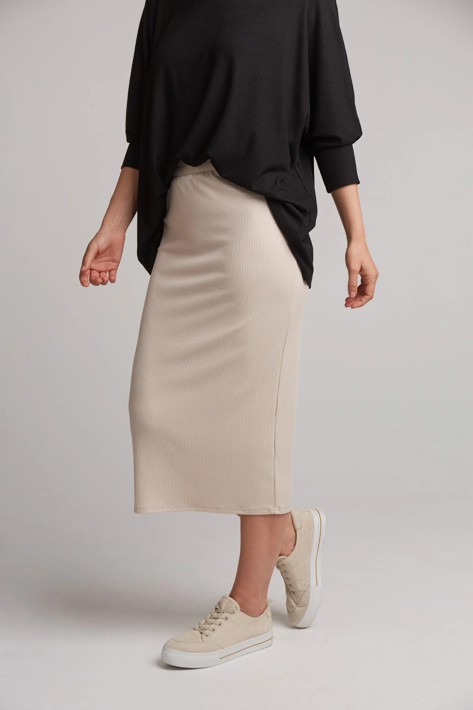 Studio Jersey Skirt - Tusk