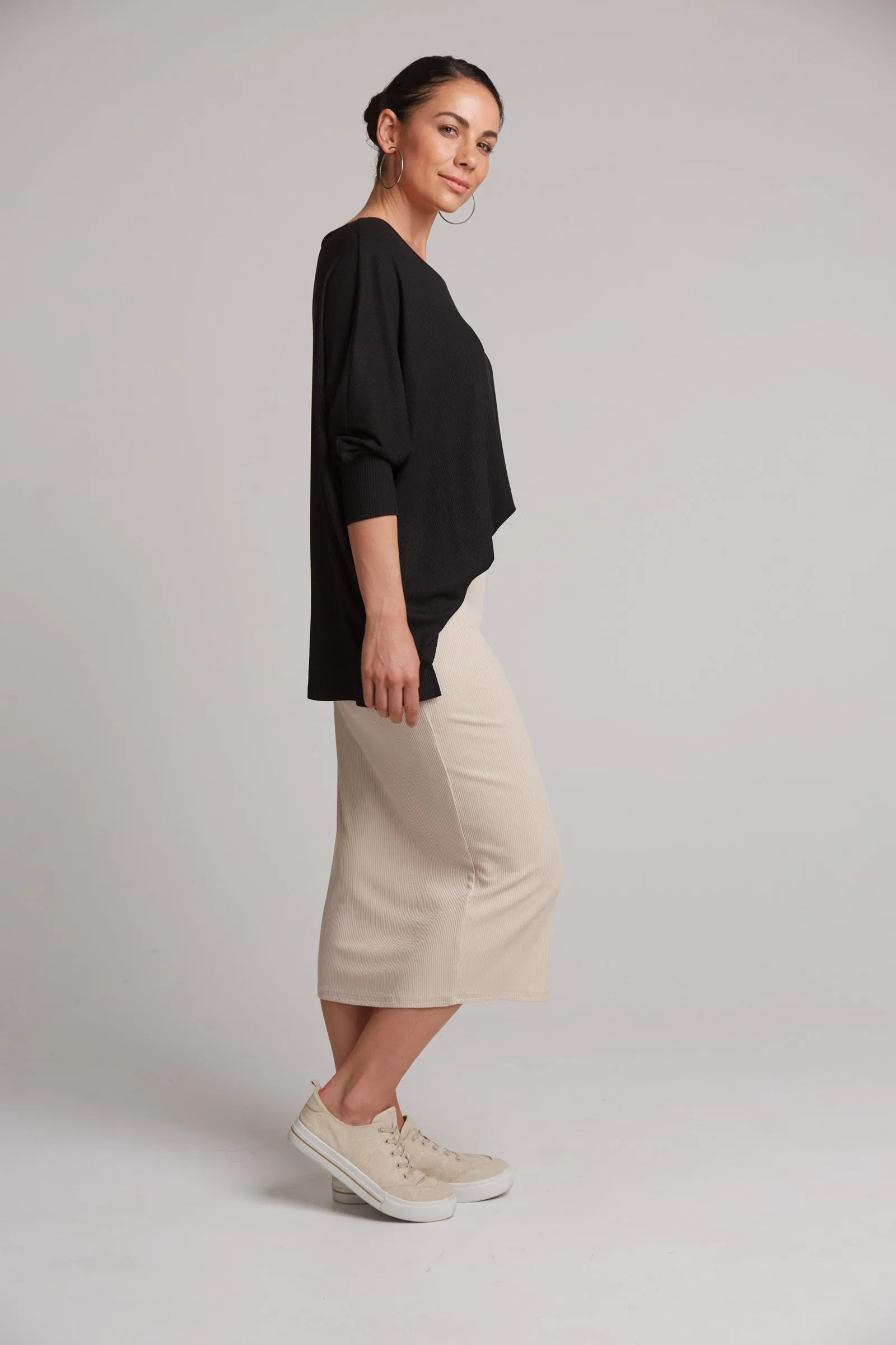 Studio Jersey Skirt - Tusk