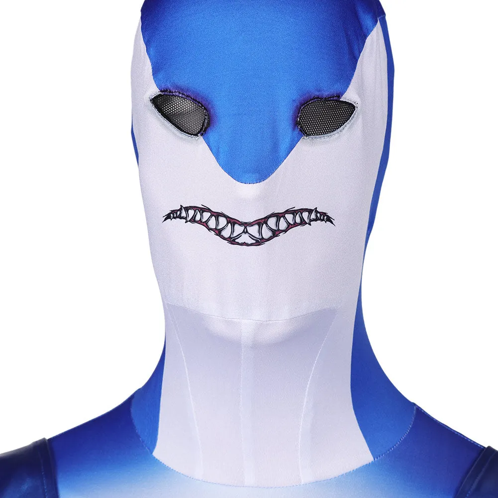 Suicide Squad: Kill the Justice League King Shark Blue Jumpsuit Cosplay Costume