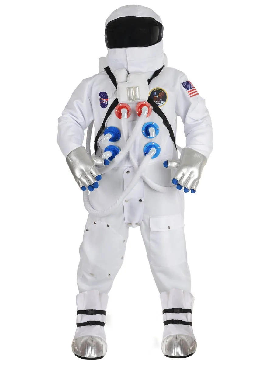 Supreme Deluxe Plus Size Mens White Astronaut Suit Costume