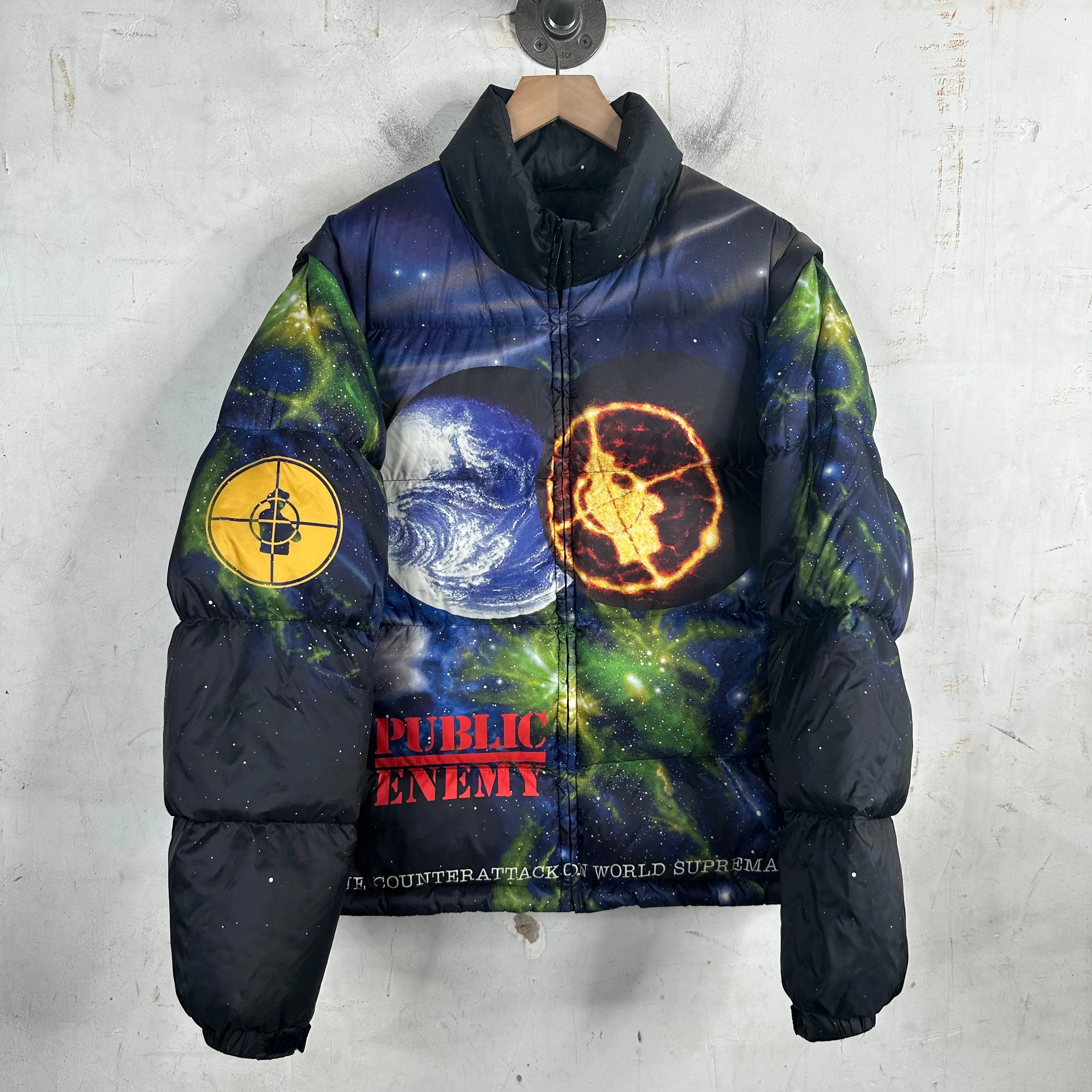 Supreme x Undercover Public Enemy Puffer Jacket