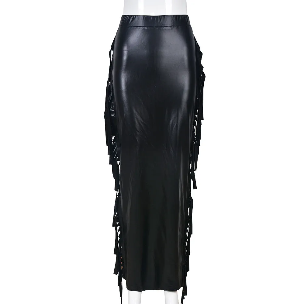 Tassel Temptation Maxi Skirt - Culture Heaven Special