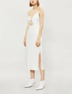 Tessellate Crepe Slip Dress