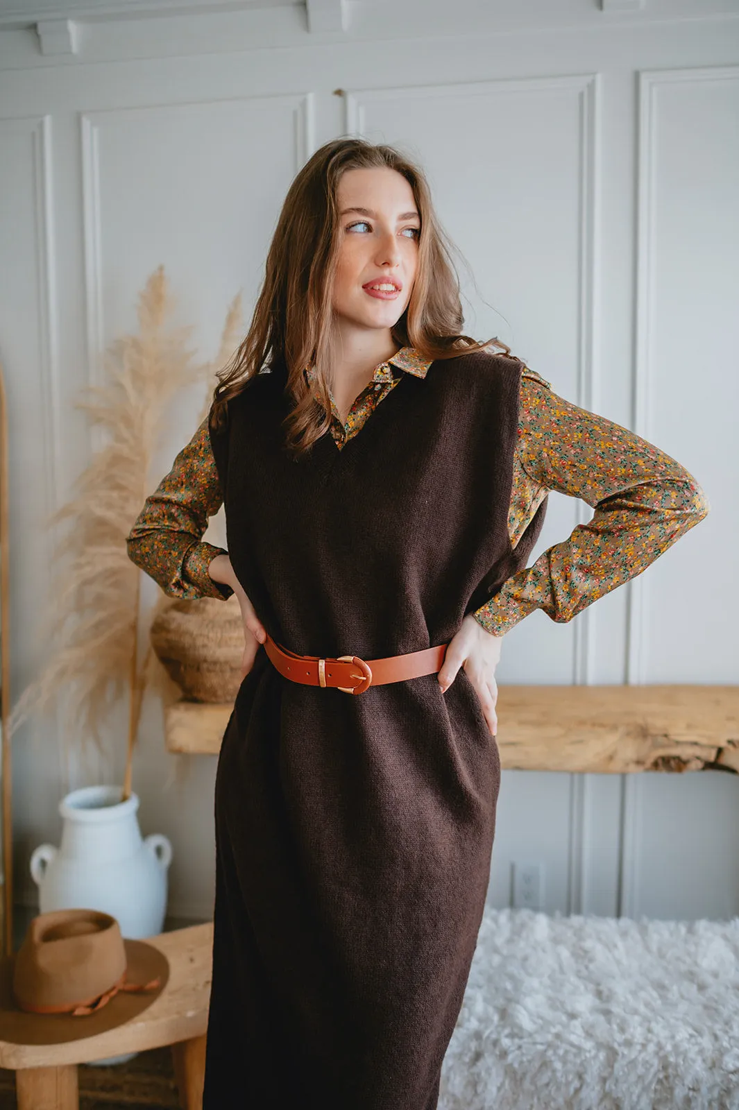 The Vestaria Sweater Dress by Minimum - Java