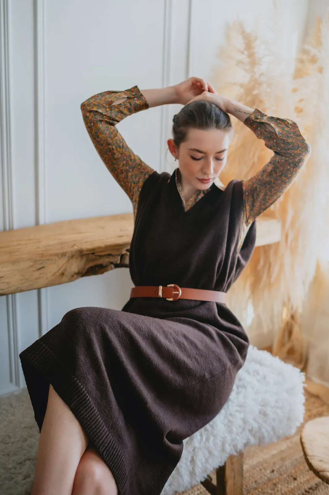 The Vestaria Sweater Dress by Minimum - Java