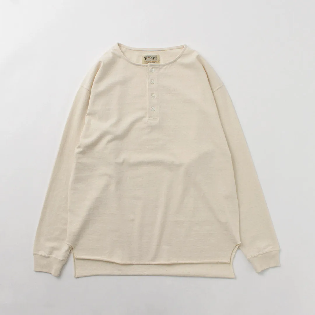 TOWN TOPIC / Ankle Henley L/S Tee