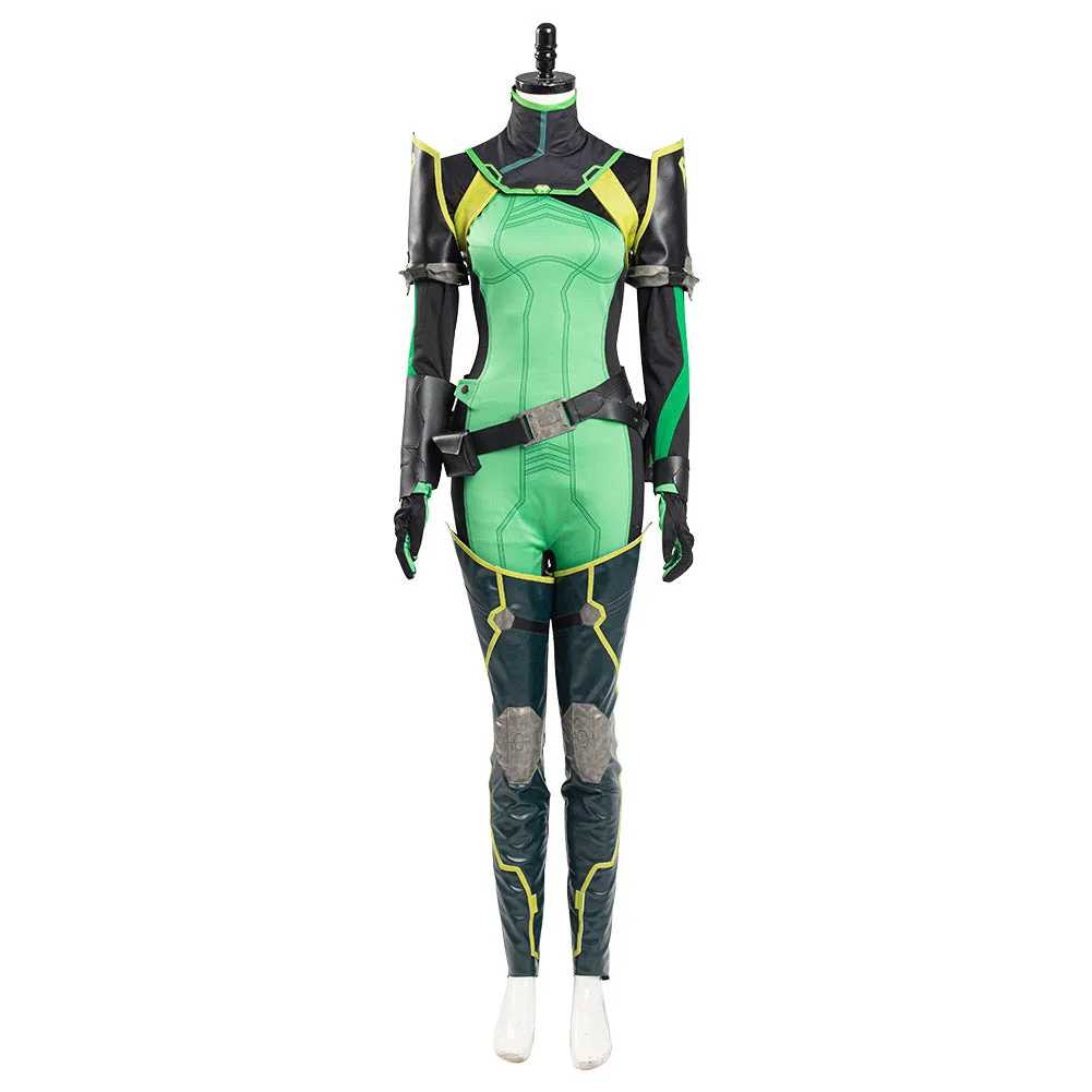 Valorant Viper Cosplay Costume Jumpsuit Romper Suit Halloween Carnival Outfit Cosplay Costume