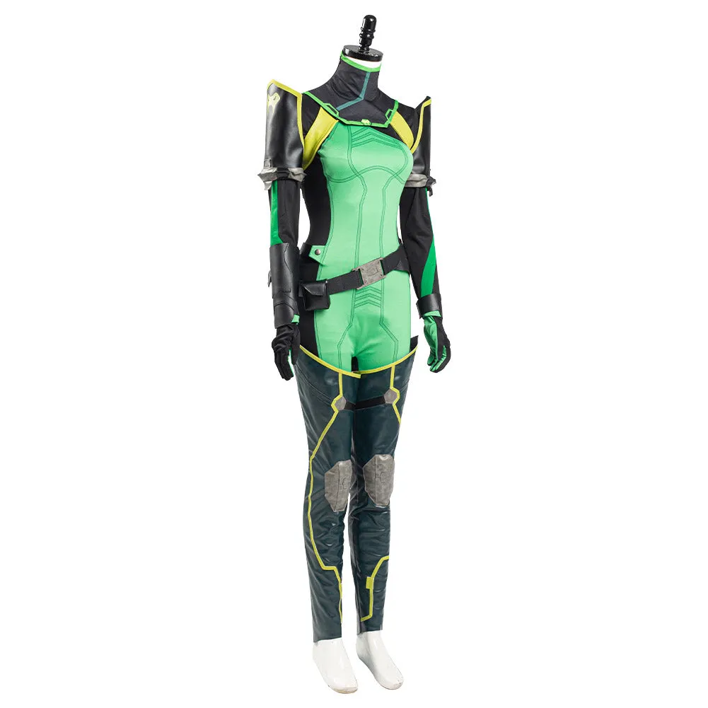 Valorant Viper Cosplay Costume Jumpsuit Romper Suit Halloween Carnival Outfit Cosplay Costume