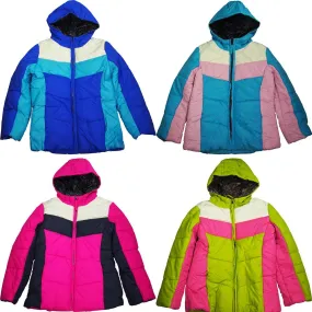 Valteena Girls Winter Outerwear Ski Snow Puffer Coat Jacket - 4 Colors Available, 39102