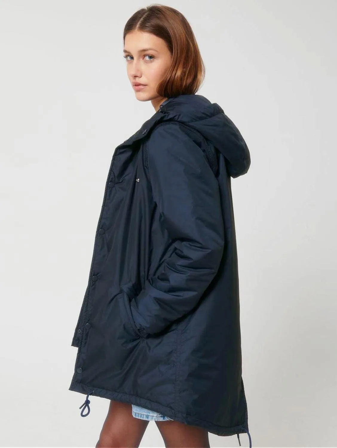 Vegan Happy Unisex Padded Parka Jacket | Multiple Colours