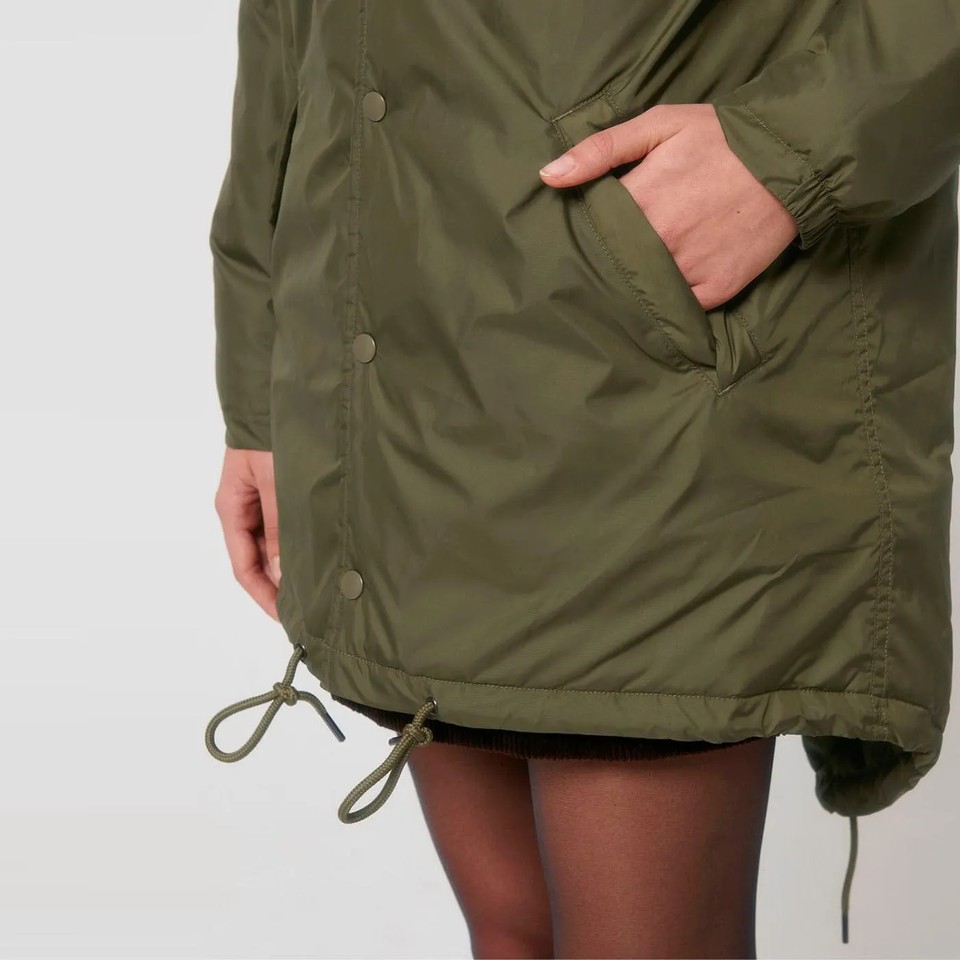 Vegan Happy Unisex Padded Parka Jacket | Multiple Colours