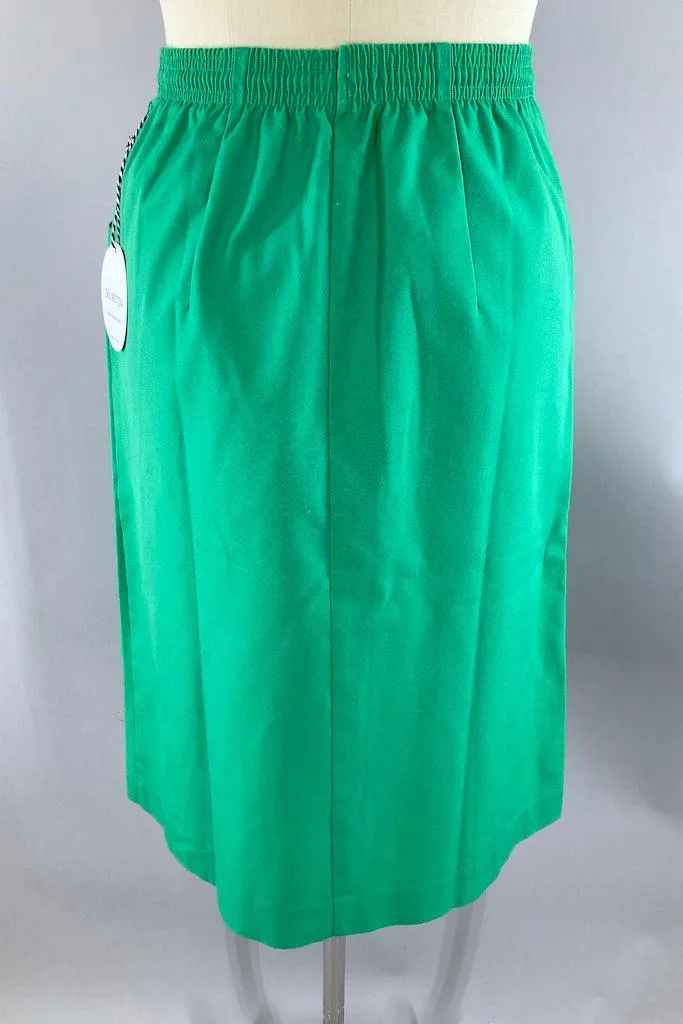 Vintage 1980s Green Koret Skirt