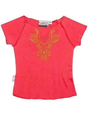 Wild Mango - Baby Girls Ribbed Short Sleeved Top