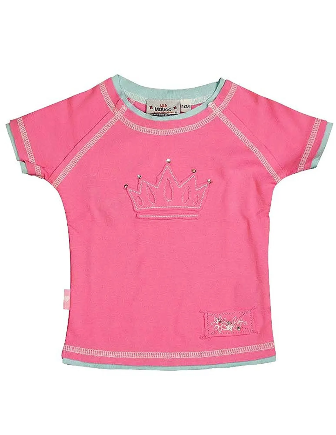 Wild Mango - Baby Girls Ribbed Short Sleeved Top