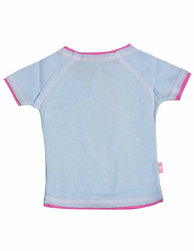 Wild Mango Baby Infant  Toddler Girls Short Sleeve Cotton Tee Shirt T-Shirt Top, 7658