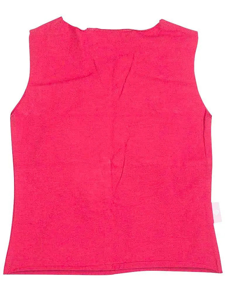 Wild Mango Baby Infant Toddler Girls Sleeveless Cotton Tee Tank T - Shirt Top, 7678