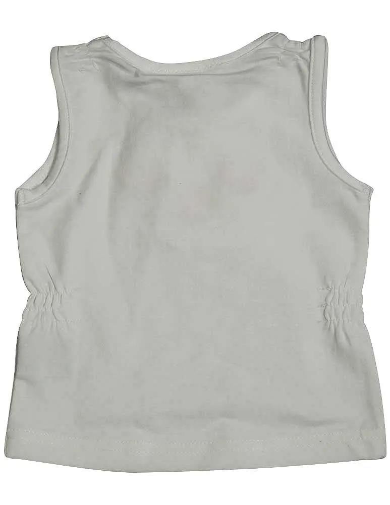 Wild Mango Baby Infant Toddler Girls Sleeveless Cotton Tee Tank T - Shirt Top, 7678