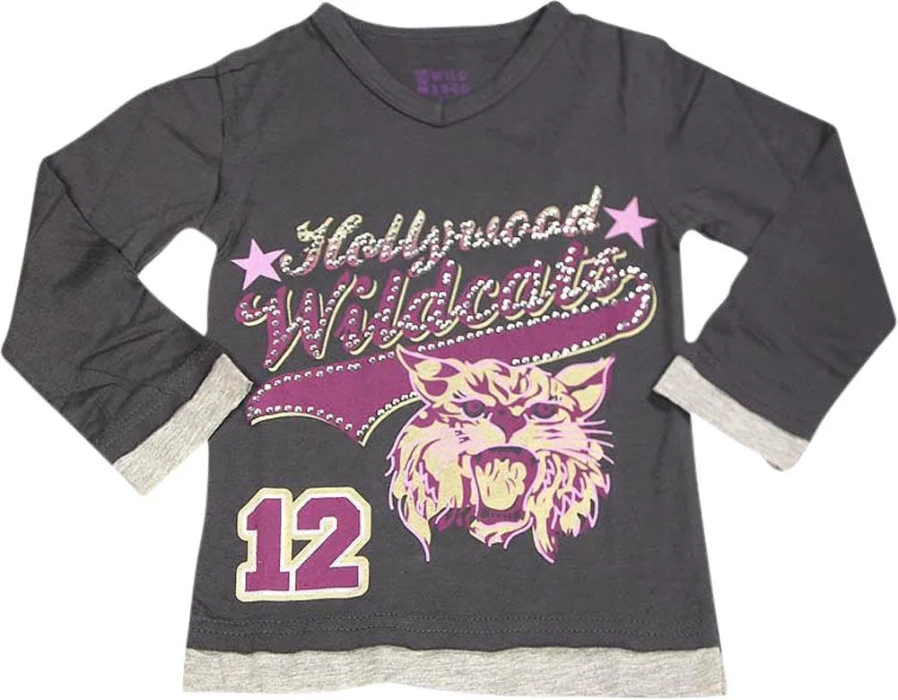 Wild Mango - Little Girls Long Sleeve Tee - 9 Color / Graphic Combomations