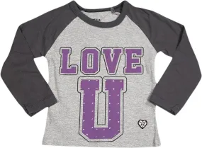 Wild Mango Toddler and Girls Long Sleeve Cotton Raglan T-Shirt Tee Shirt Top, 32110