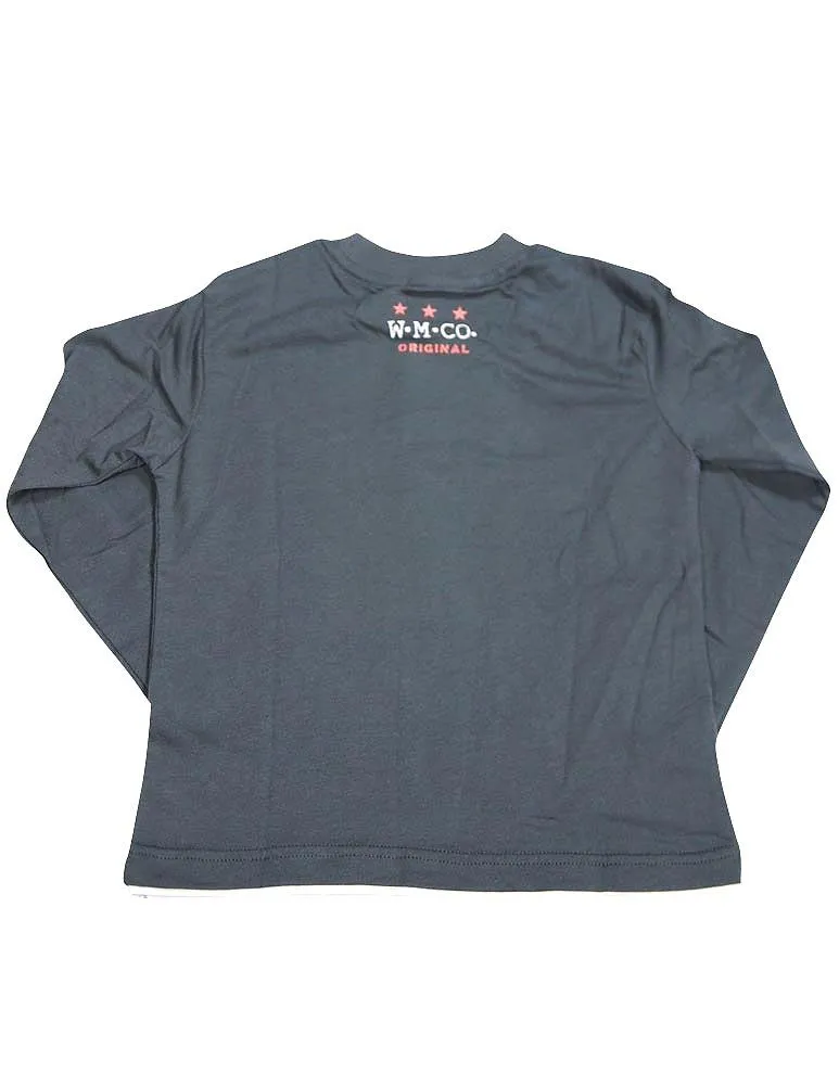 Wild Mango Toddler Boys Long Sleeve Cotton Fashion T-Shirt Tee Shirt Top, 32058