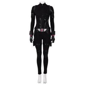 Women Black W Jumpsuit Outfits Halloween Cosplay Costume