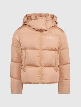 WOMEN'S DIAGONAL REGULAR-FIT PUFFER JACKET