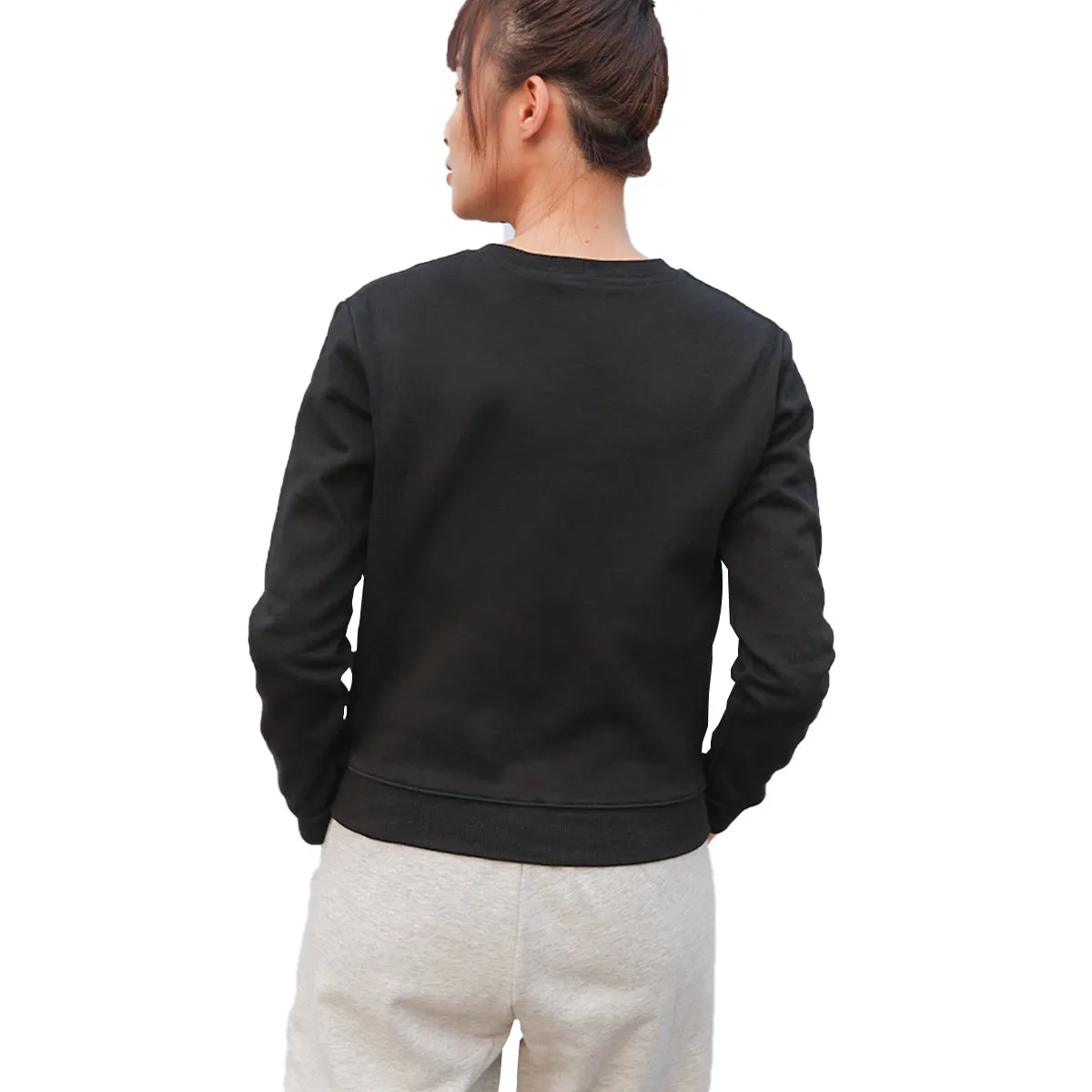 Women's Winter Pullover Classic O-Neck Sweatshirt And Sweatpants