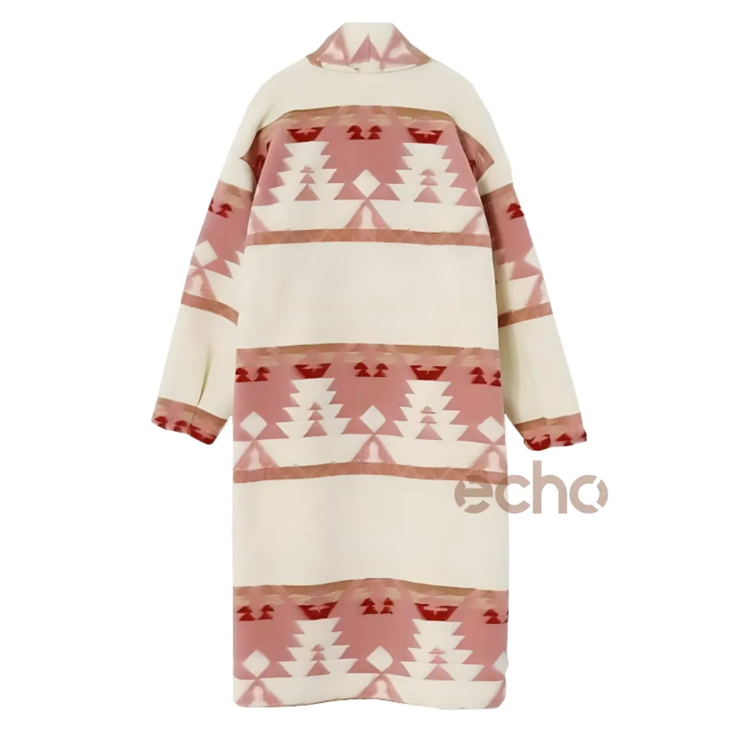 Yellowstone Beth Dutton Pink Printed Coat