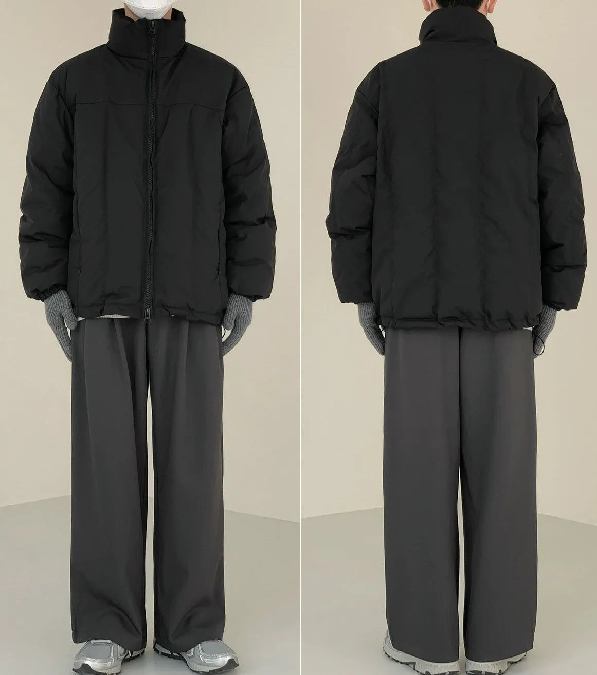 Zhou Zipped and Lined Down Jacket