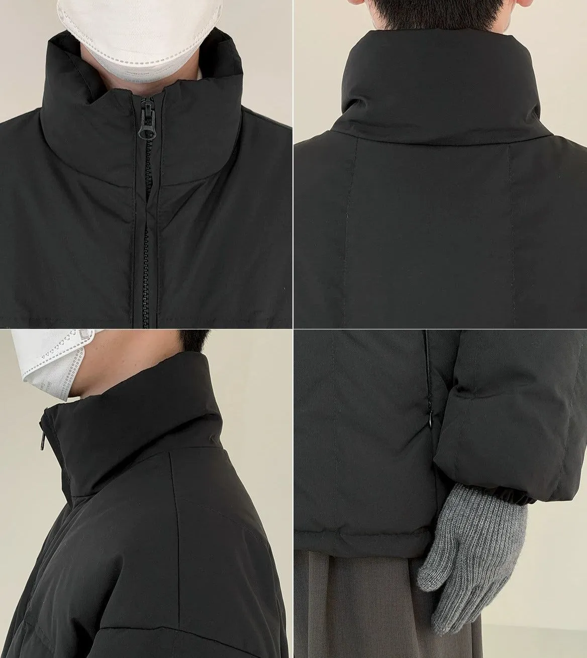 Zhou Zipped and Lined Down Jacket